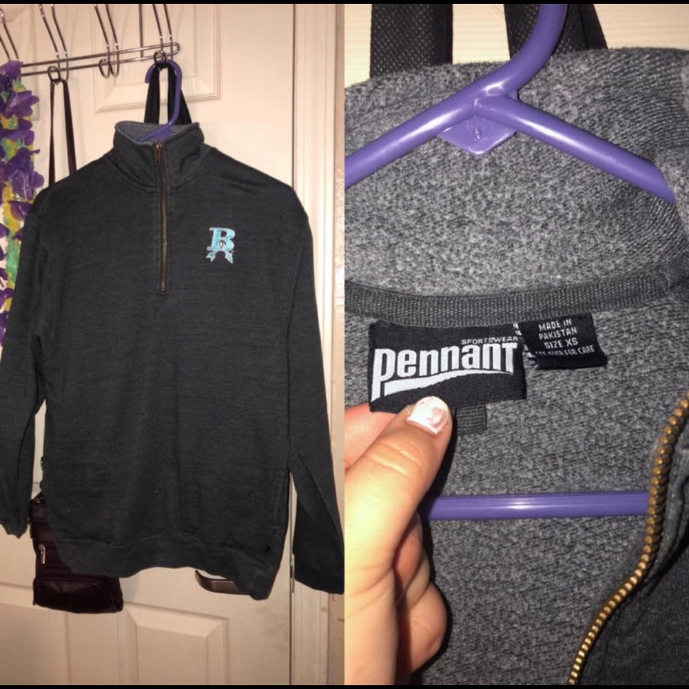 broken arrow half zip up